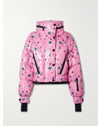 Moncler Genius - 3 Moncler Grenoble Cropped Printed Quilted Down Ski Jacket - Lyst