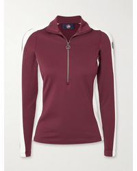 Fusalp - Negam Logo-Appliquéd Striped Stretch-Jersey Baselayer - Lyst