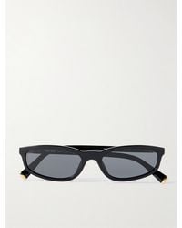 Miu Miu - Oval-Frame Acetate Sunglasses - Lyst