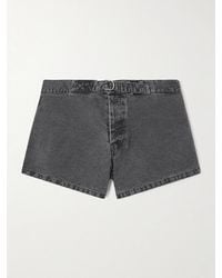 Our Legacy - Oyster Belted Denim Shorts - Lyst