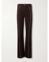 Polo Ralph Lauren - Studded Stretch-Cotton Corduroy Flared Pants - Lyst