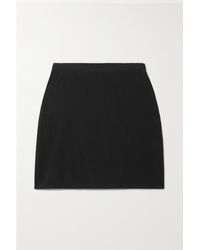 Anine Bing Mini-jupe En Jersey Stretch Elise - Noir
