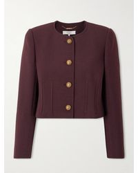 Chloé - Wool-Crepe Jacket - Lyst