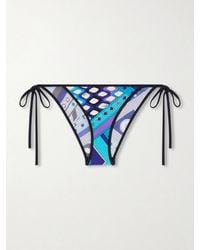 PUCCI - Printed Bikini Briefs - Lyst