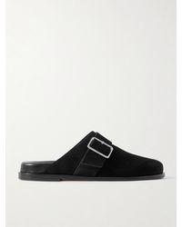Aeyde - Mules En Daim À Boucles Finja - Lyst