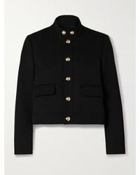 Nili Lotan - Hadley Cropped Wool-Twill Jacket - Lyst