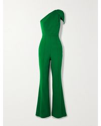 Roland Mouret - Asymmetrischer Jumpsuit Aus Stretch-Cady - Lyst