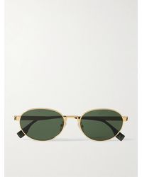 Fendi - Fendi Sky Round-Frame-Tone Sunglasses - Lyst