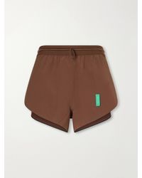 District Vision - Split Logo-Appliquéd 2' Two-Way Stretch Shell Running Shorts - Lyst