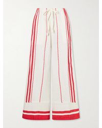 lemlem - Desta Straight-Leg Cotton Pants - Lyst