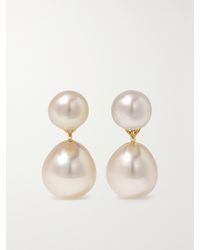 Mizuki - 14-Karat Pearl Earrings - Lyst