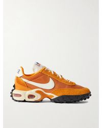 Nike - Baskets En Résille Et En Daim À Finitions En Cuir Et En Nubuck Air Max Waffle Sp - Lyst
