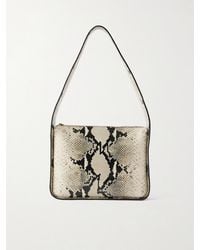 KHAITE - Lori Snake-Effect Leather Shoulder Bag - Lyst
