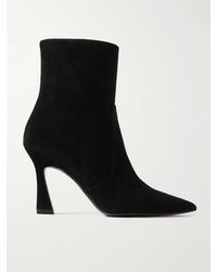 Stuart Weitzman - Vinnie Suede Ankle Boots - Lyst