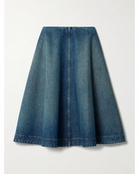 KHAITE - Renta Midi-Jeansrock - Lyst