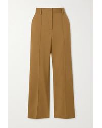 See By Chloé Cotton-blend Twill Straight-leg Pants - Yellow