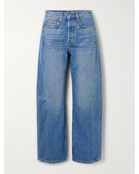 B Sides - Slim Lasso Mid-Rise Barrel-Leg Jeans - Lyst