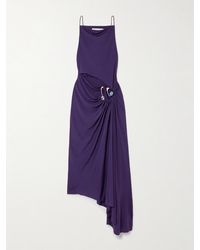 Christopher Esber - Veer Asymmetrisches Kleid Aus Jersey Mit Verzierung, Cut-Out Und Raffungen - Lyst