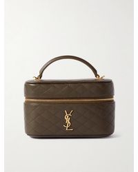 Saint Laurent - Gaby Vanity Mini Quilted Leather Shoulder Bag - Lyst