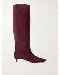 Jimmy Choo - Maxima 35 Suede Knee Boots - Lyst