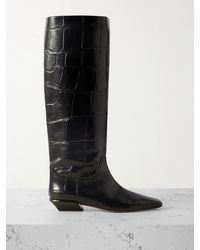 Paris Texas - Bottes En Cuir Effet Croco Bettina - Lyst