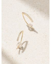Melissa Joy Manning - Wishbone 14-Karat Recycled Diamond Earrings - Lyst