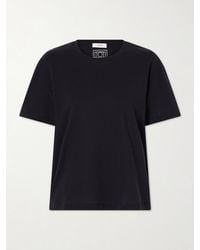 TOTEME - Logo-Embroidered Organic Cotton T-Shirt - Lyst
