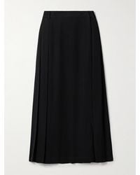 TOTEME - Maxirock Aus Crêpe Mit Falten Und Wickeleffekt - Lyst