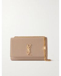 Saint Laurent - Kate Medium Embossed-Leather Shoulder Bag - Lyst