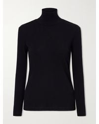 Max Mara - Cono Wool-Jersey Turtleneck Top - Lyst