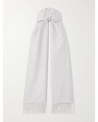 Brunello Cucinelli - Fringed Cashmere Scarf - Lyst