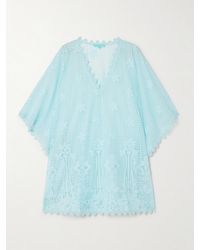 Melissa Odabash - Josie Cotton-Blend Guipure Lace Kaftan - Lyst