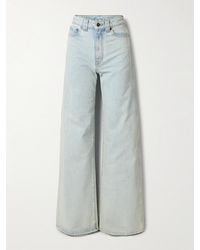 KHAITE - Dane High-Rise Wide-Leg Jeans - Lyst