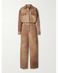Stella McCartney - Washed Organic Cotton-Canvas Jumpsuit - Lyst
