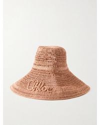 Chloé - Raffia Hat - Lyst