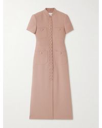 LIBEROWE - Imperial Wool-Crepe Midi Dress - Lyst