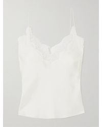 Rohe - Lace-Trimmed Silk Camisole - Lyst