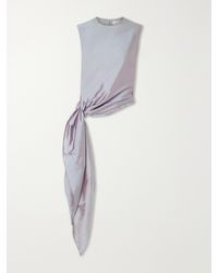 Abadia - Knotted Faille Top - Lyst