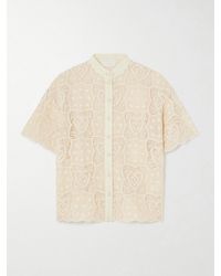 Zimmermann - Wanderlust Crocheted And Embroidered Cotton-Blend Voile Shirt - Lyst