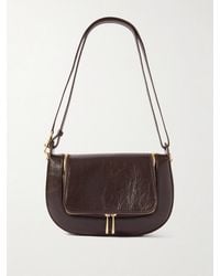 Anya Hindmarch - Vere Small Crinkled-Leather Shoulder Bag - Lyst