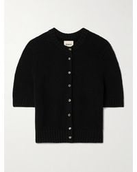 KHAITE - Nora Cropped Cashmere Cardigan - Lyst