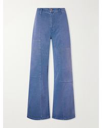 B Sides - Painter Mid-Rise Straight-Leg Jeans - Lyst