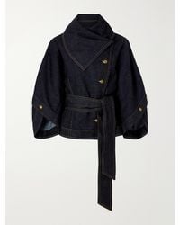 Zimmermann - Valiant Belted Denim Jacket - Lyst