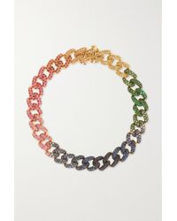 SHAY - Rainbow Armband Aus 18 Karat Gold Mit Saphiren Und Diamanten - Lyst
