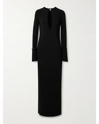 Brandon Maxwell - The Sylvie Robe Aus Stretch-Jersey Mit Cut-Out - Lyst