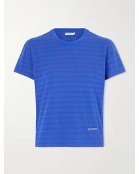 Kallmeyer - Kenzie Embroidered Striped Cotton-Jersey T-Shirt - Lyst