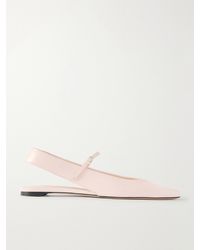 TOTEME - Leather Mary Jane Slingback Ballet Flats - Lyst
