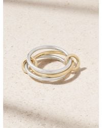 Spinelli Kilcollin - Solarium Set Of Three 18-Karat And Sterling Rings - Lyst