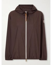 Moncler - Fegeos Jacke Aus Shell Mit Kapuze Und Logo - Lyst