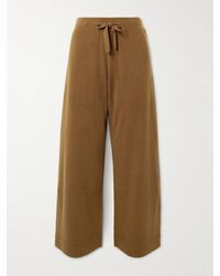 LeKasha - Suria Hose Mit Weitem Bein Aus Biokaschmir - Lyst